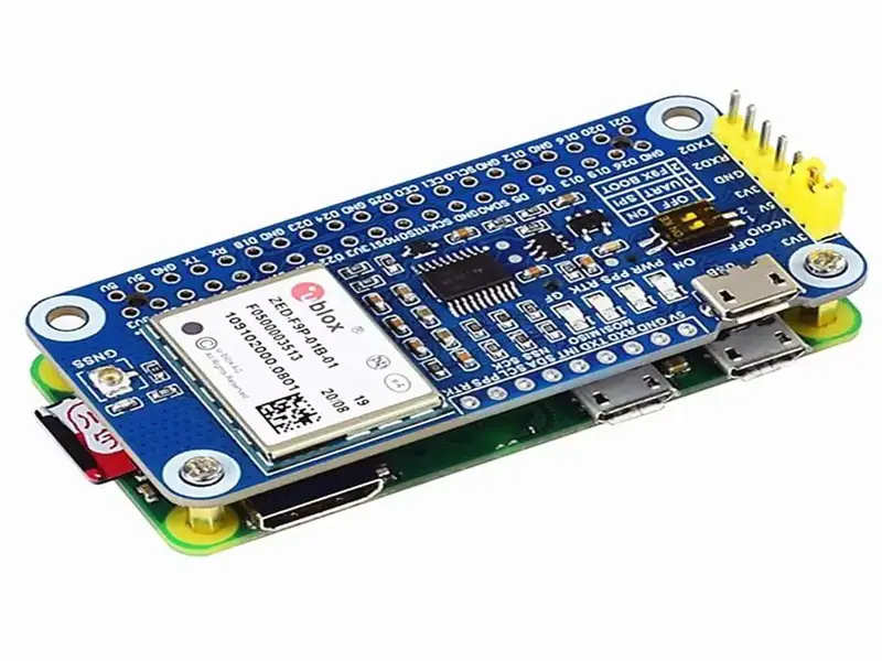 Ресивер Raspberry Pi ZED-F9P