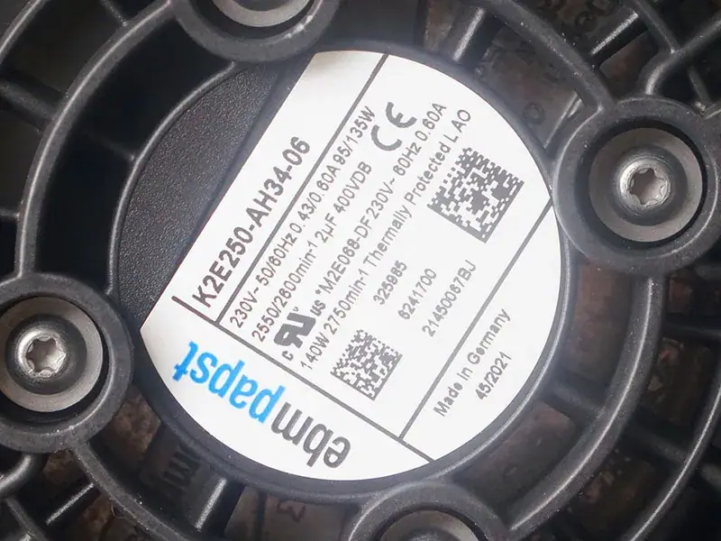 Вентилятор Ebmpapst K2E250-AH34-06